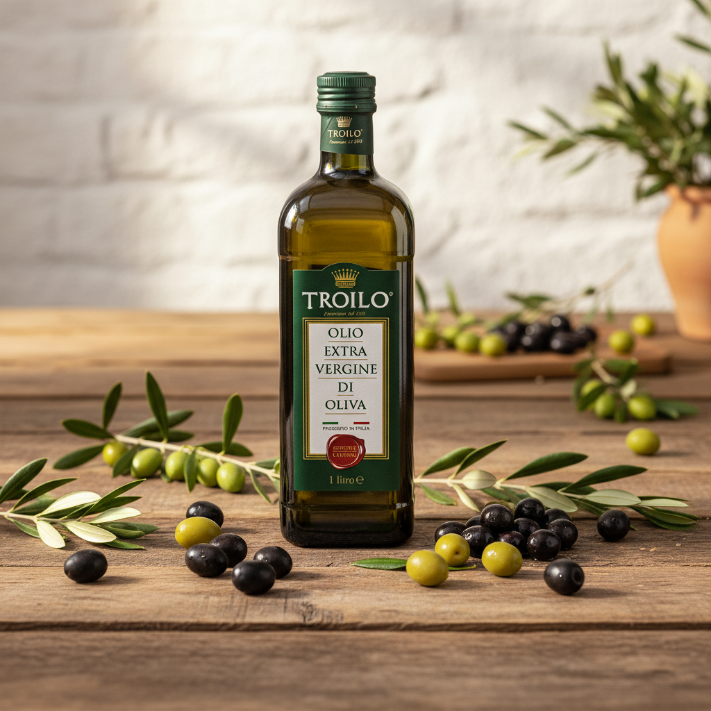 Olio Extra Vergine di Oliva Troilo – 1 Litro | 100% Olive Italiane