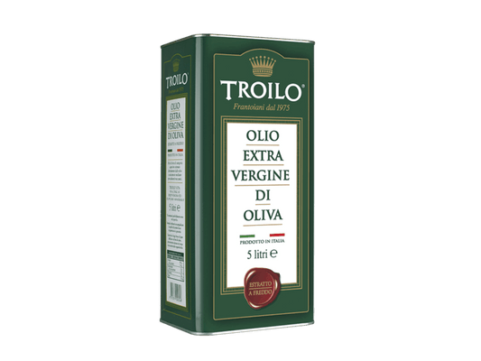 Olio Extra Vergine di Oliva Troilo 5L – 100% Italiano Estratto a Freddo