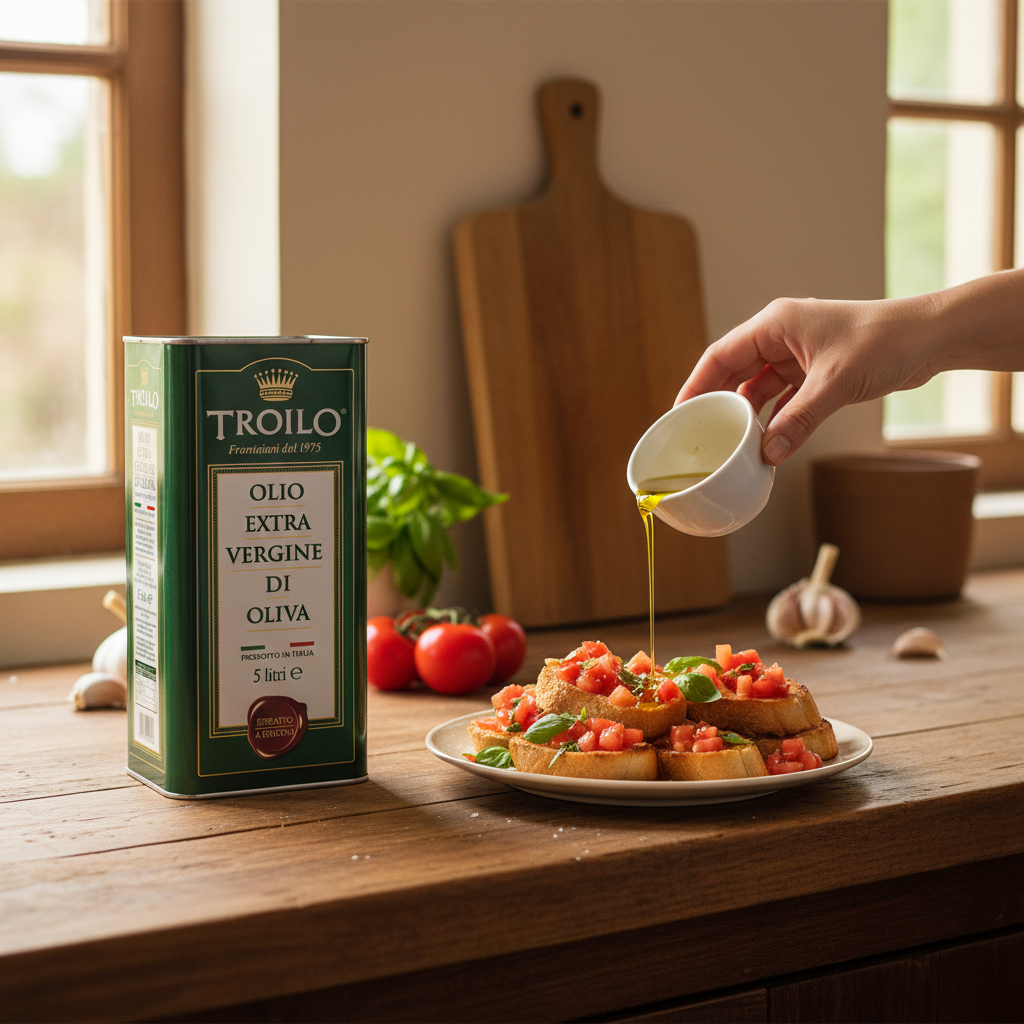 Olio Extra Vergine di Oliva Troilo 5L – 100% Italiano Estratto a Freddo