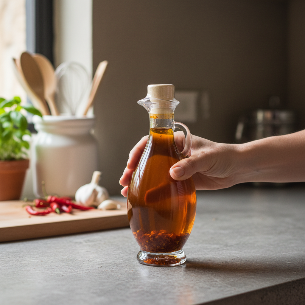 Olio Extravergine Aromatizzato al Peperoncino – Troilo