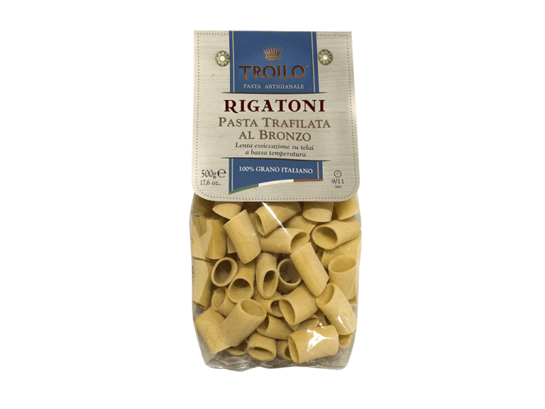 Rigatoni Artigianali Trafilati al Bronzo 500g – Troilo