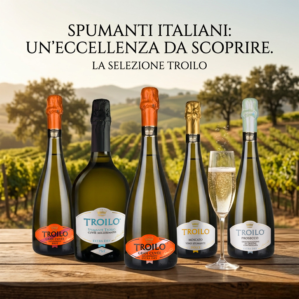 Spumanti Troilo: Prosecco, Moscato, Cuvée e Gran Cuvée – La Guida Completa alle Nostre Bollicine
