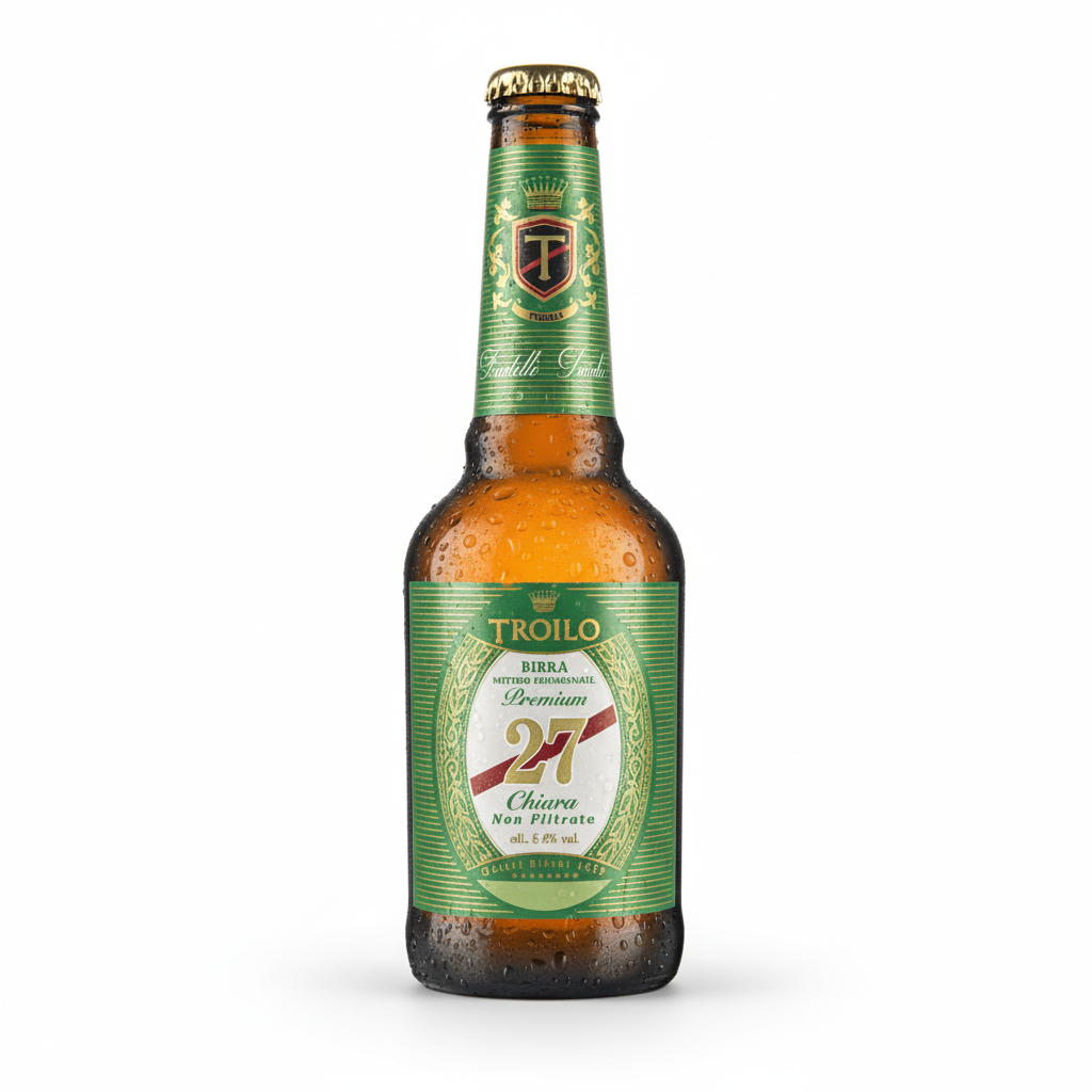 Birra 27 Artigianale Chiara Non Filtrata – Fresca, Leggera e dal Gusto Fruttato
