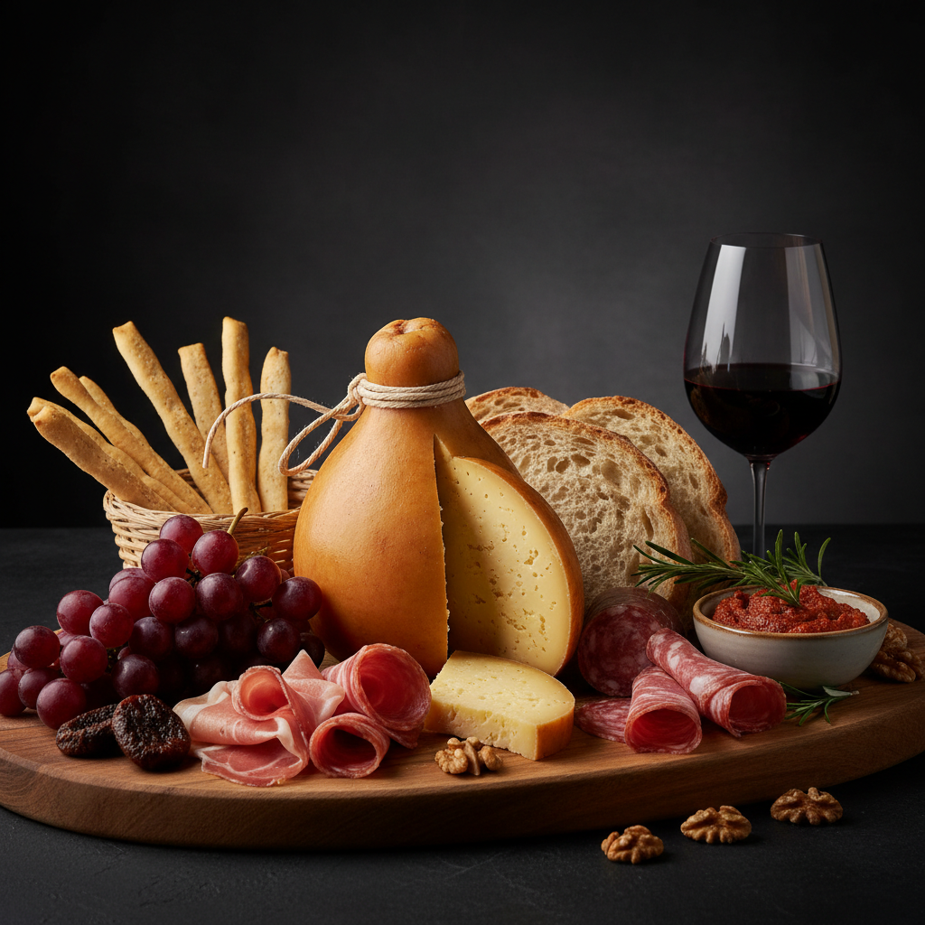 Caciocavallo Lucano | Formaggio a Pasta Filata Artigianale Caciocavallo cheese board