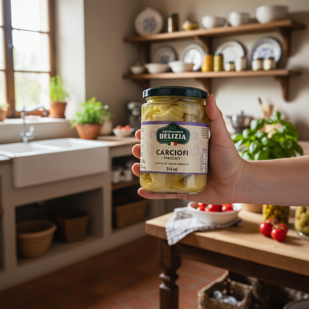 Carciofi Spaccati Delizia in Olio di Semi di Girasole –314 ml