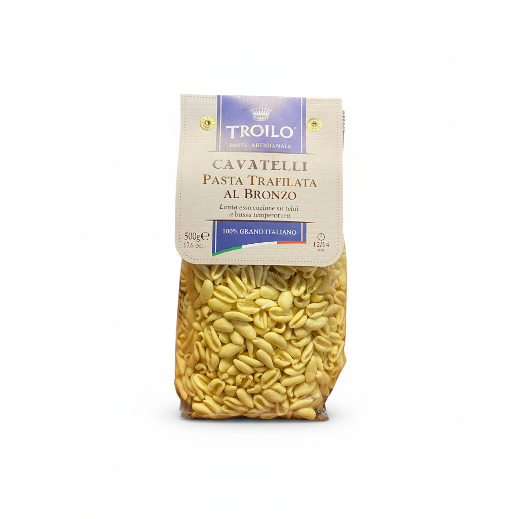 Cavatelli Trafilati al Bronzo – Pasta Artigianale di Altamura | Troilo 500g