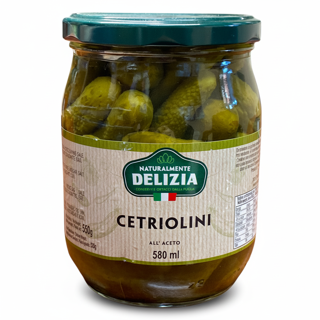 Cetriolini Delizia all'Aceto – 580ml | Troilo