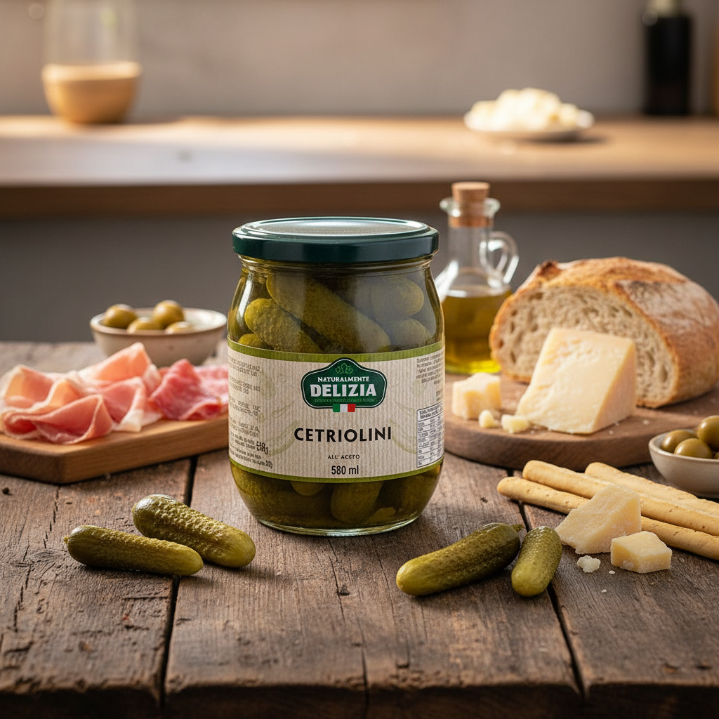 Cetriolini Delizia all'Aceto – 580ml | Troilo