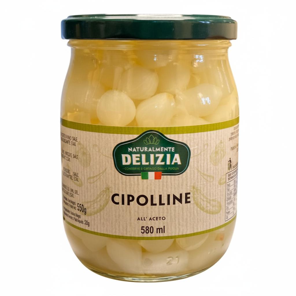Cipolline Delizia all'Aceto – 580ml | Troilo