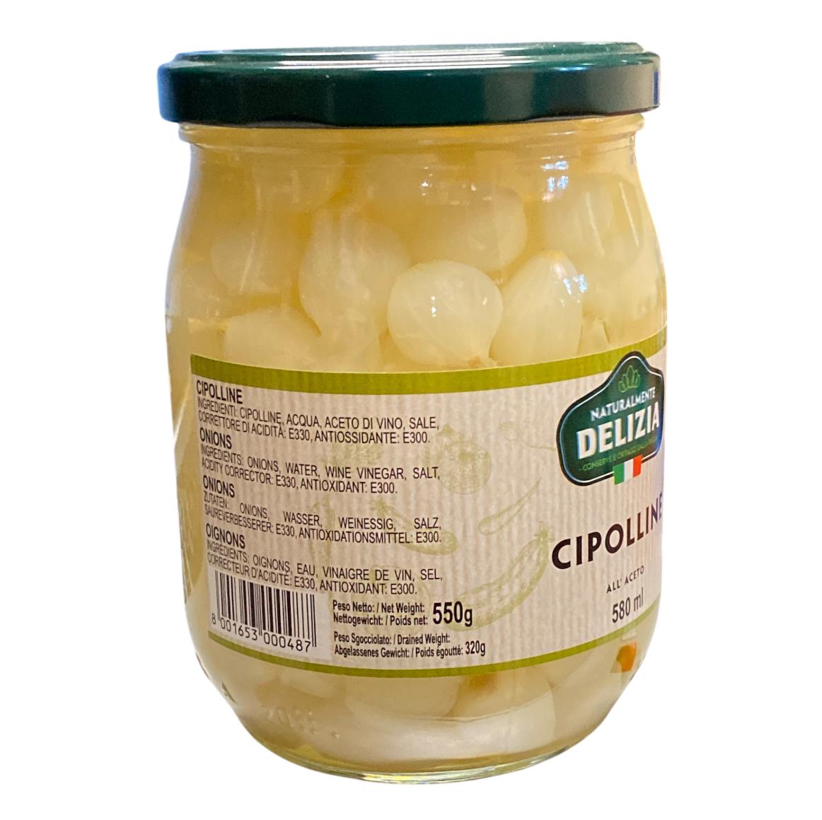 Cipolline Delizia all'Aceto – 580ml | Troilo