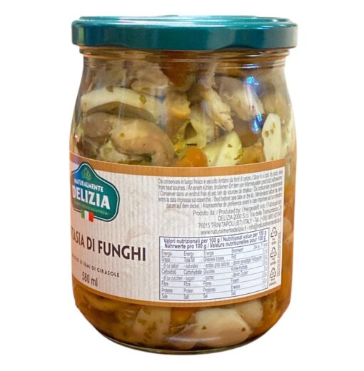 Fantasia di Funghi Delizia in Olio di Semi di Girasole – 580ml | Troilo