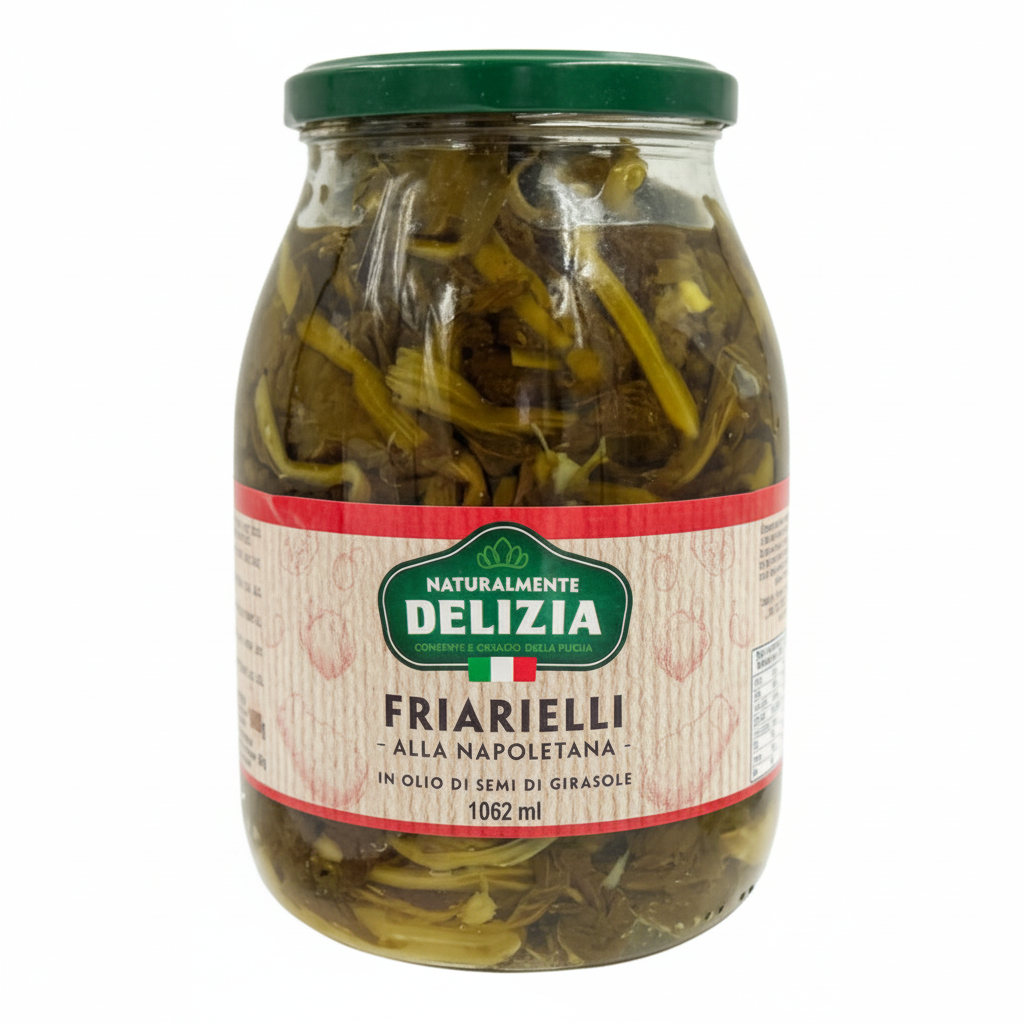 Friarielli alla Napoletana Sott’Olio – 1062ml | Delizia
