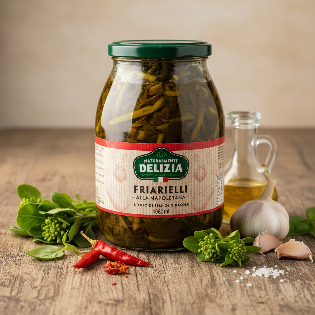 Friarielli alla Napoletana Sott’Olio – 1062ml | Delizia