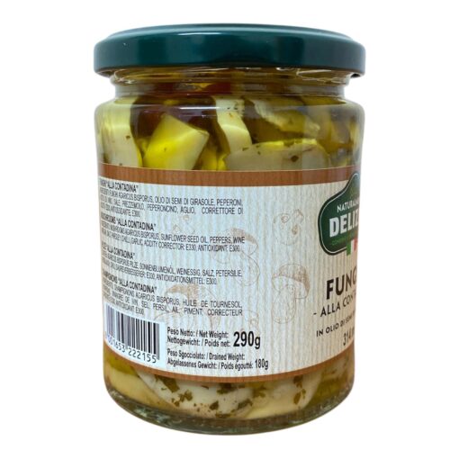 Funghi alla Contadina in Olio di Semi di Girasole – 314ml | Delizia
