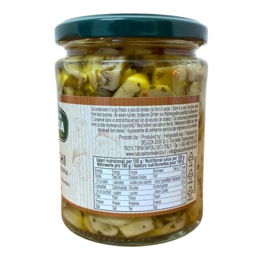 Funghi alla Contadina in Olio di Semi di Girasole – 314ml | Delizia