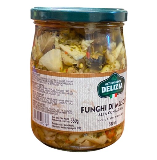 Funghi di Muschio alla Contadina Delizia in Olio di Semi di Girasole – 580 ml