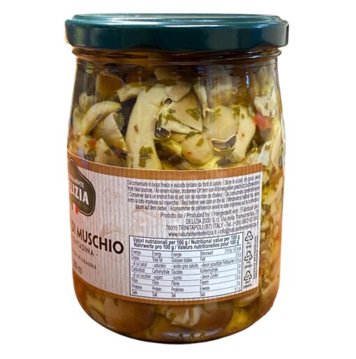 Funghi di Muschio alla Contadina Delizia in Olio di Semi di Girasole – 580 ml