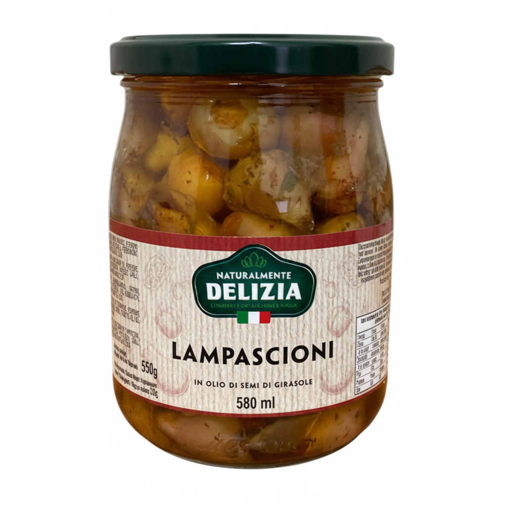 Lampascioni Delizia in Olio di Semi di Girasole – 580ml | Delizia