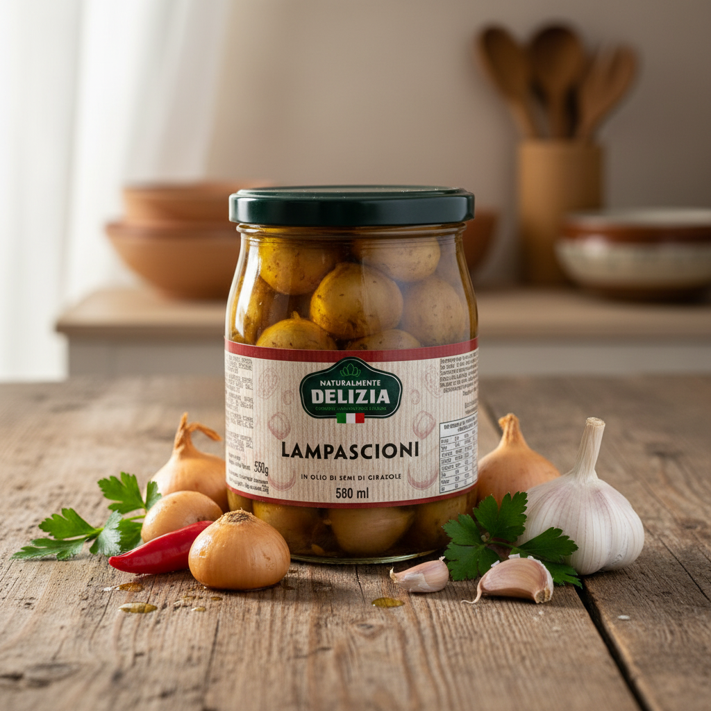 Lampascioni Delizia in Olio di Semi di Girasole – 580ml | Delizia