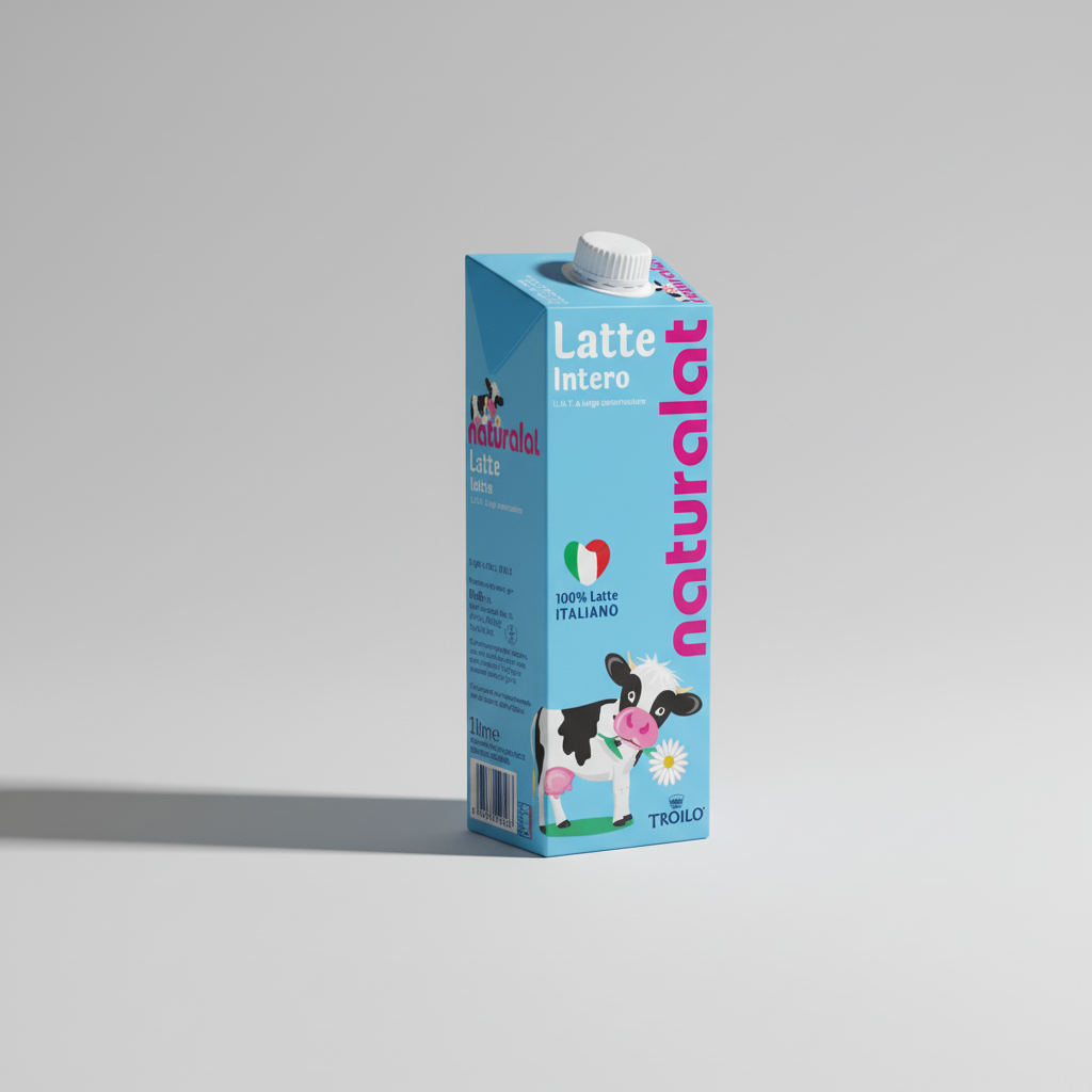 Latte Naturalat Intero 1L – Confezione da 12