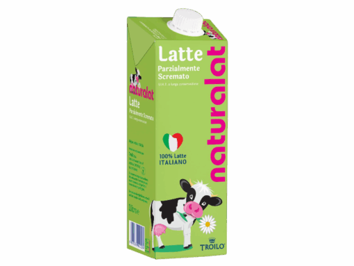 Latte Naturalat Parzialmente Scremato 1L – Confezione da 12