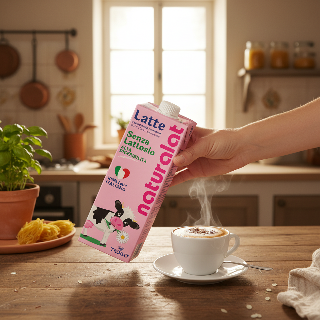 Latte Naturalat Senza Lattosio 1L – Confezione da 12