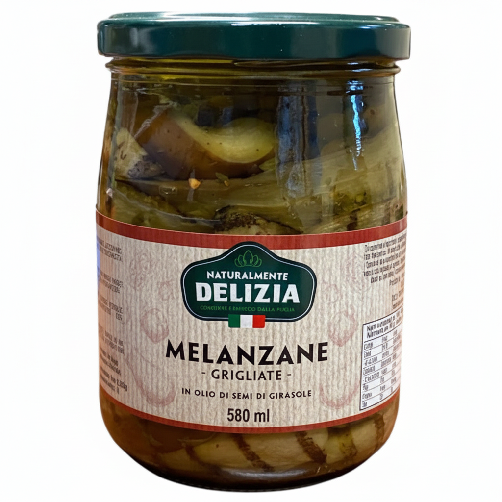 Melanzane Grigliate Delizia in Olio di Semi di Girasole – 580ml | Troilo
