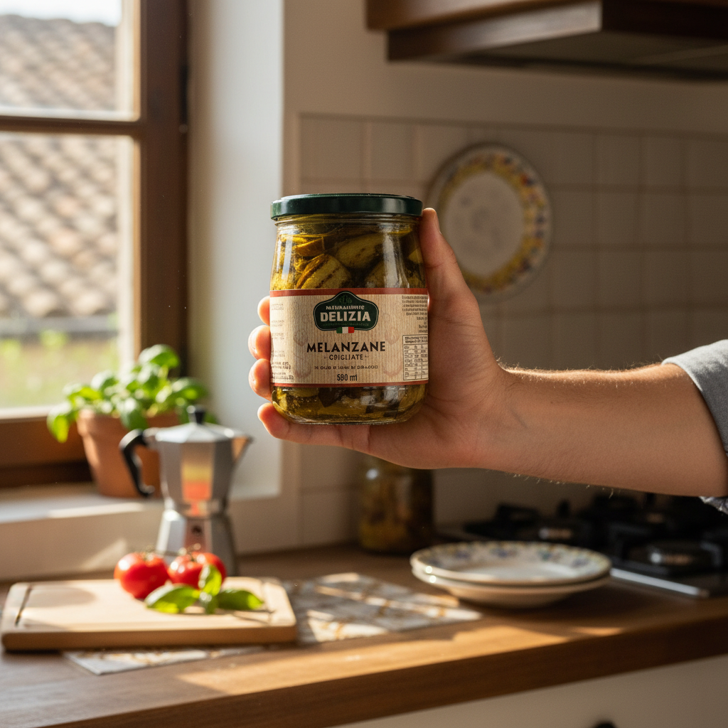 Melanzane Grigliate Delizia in Olio di Semi di Girasole – 580ml | Troilo