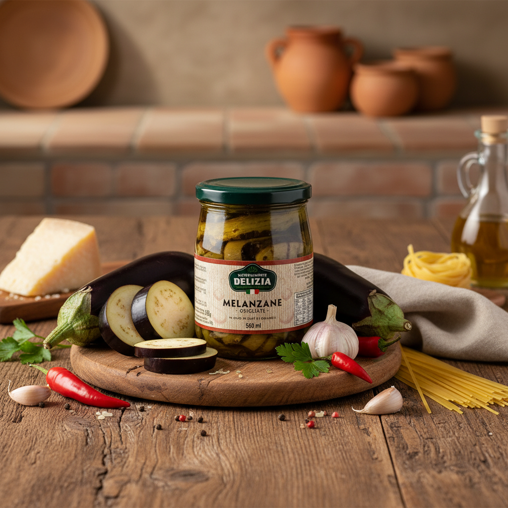 Melanzane Grigliate Delizia in Olio di Semi di Girasole – 580ml | Troilo