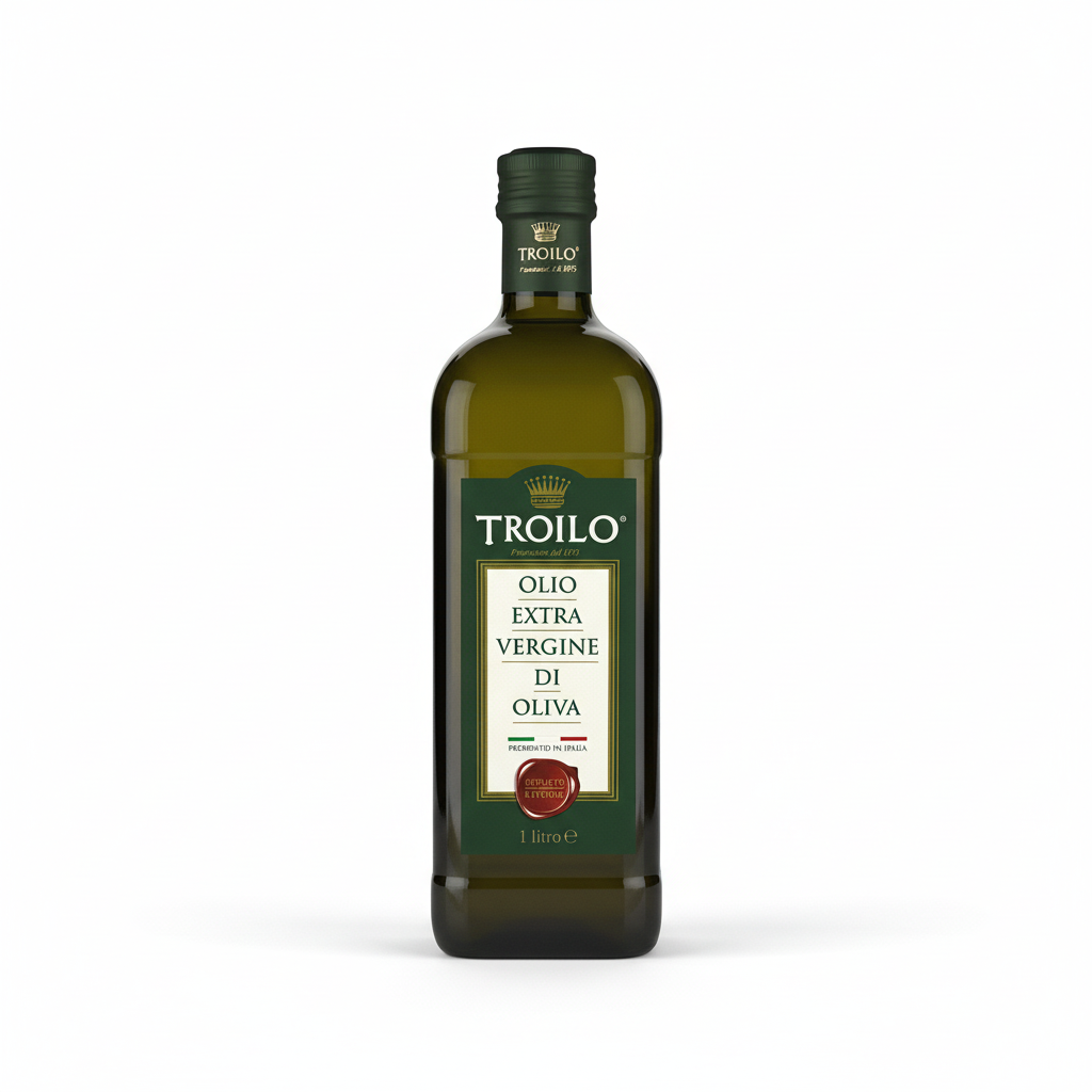 Olio Extra Vergine di Oliva Troilo – 1 Litro | 100% Olive Italiane