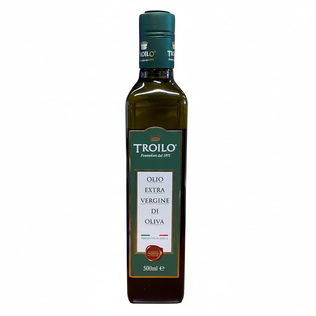 Olio Extra Vergine di Oliva Troilo 500 ml – Estratto a Freddo 100% Italiano