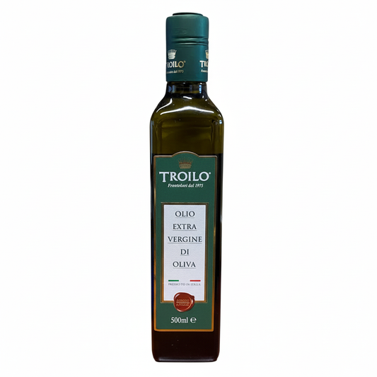 Olio Extra Vergine di Oliva Troilo 500 ml – Estratto a Freddo 100% Italiano