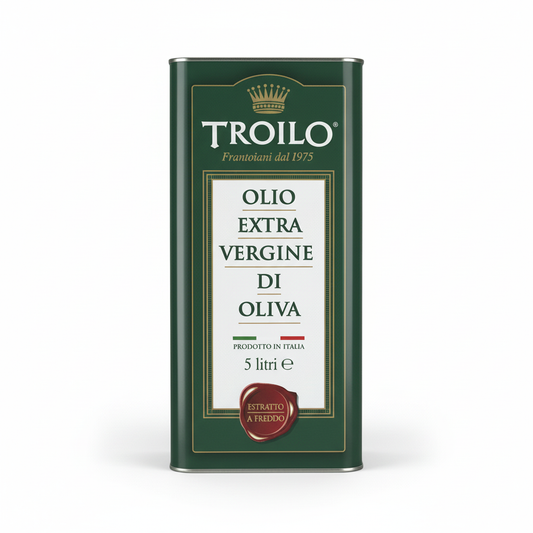 Olio Extra Vergine di Oliva Troilo 5L – 100% Italiano Estratto a Freddo