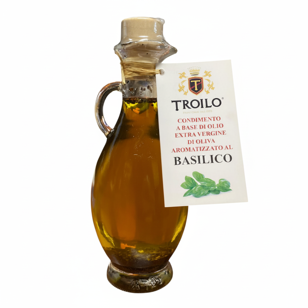 Olio Extravergine Aromatizzato al Basilico – Troilo