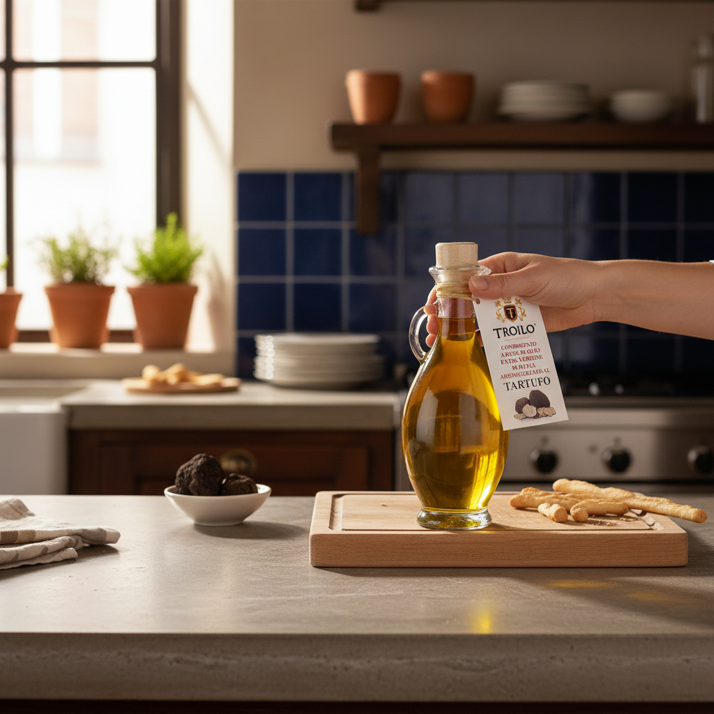 Olio Extravergine Aromatizzato al Tartufo – Troilo