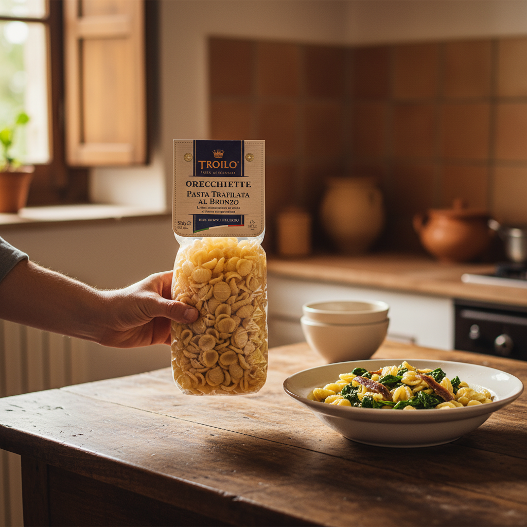 Orecchiette Artigianali Trafilate al Bronzo 500g – Troilo