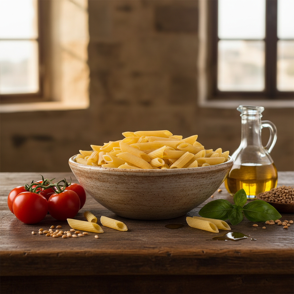 Penne Rigate Trafilate al Bronzo – Pasta Artigianale di Altamura | Troilo 500g