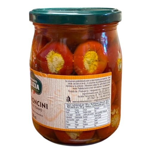 Peperoncini Ripieni al Tonno in Olio di Semi di Girasole – 580ml | Troilo