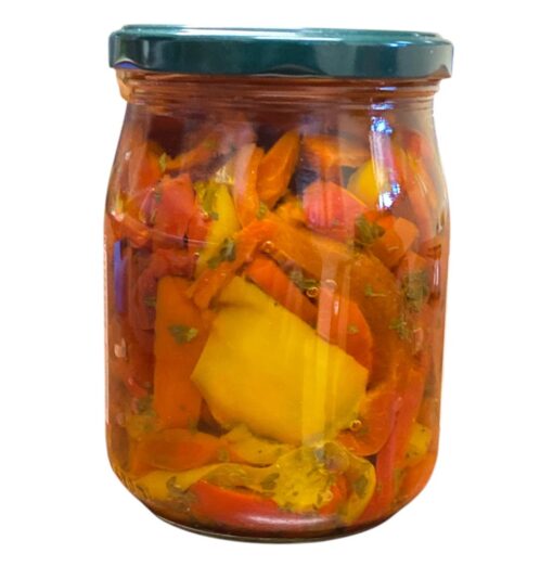 Peperoni alla Zingara in Olio di Semi di Girasole – 580ml | Troilo