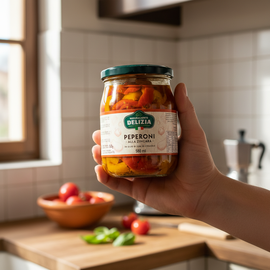 Peperoni lifePeperoni alla Zingara in Olio di Semi di Girasole – 580ml | Troilo