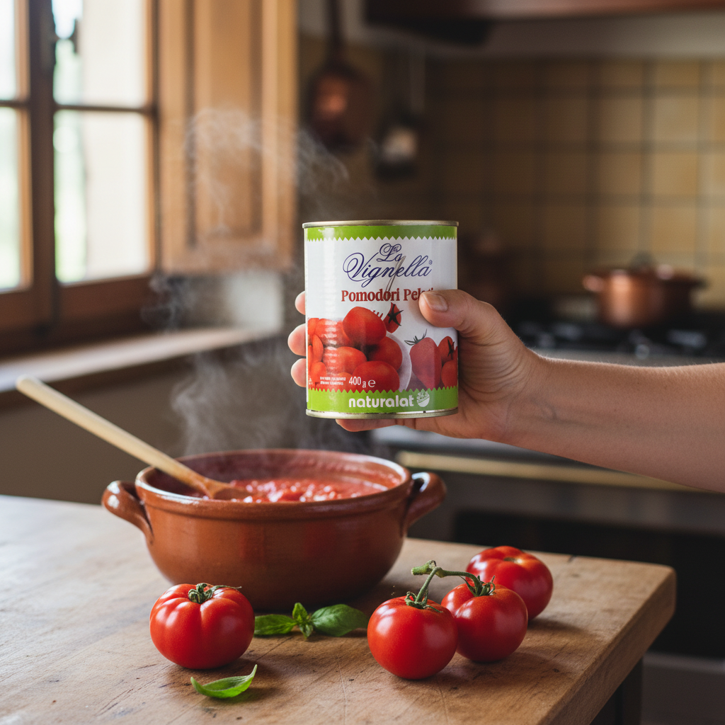 Pomodori Pelati La Vignella 400g – Confezione da 24 pz