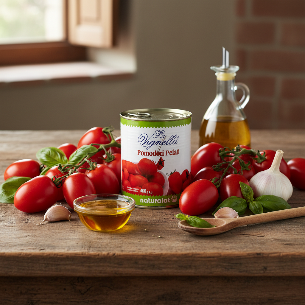 Pomodori Pelati La Vignella 400g – Confezione da 24 pz