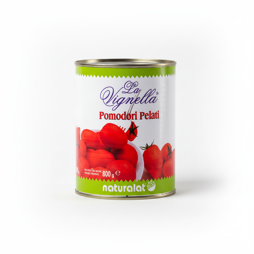 Pomodori Pelati La Vignella 800g – Confezione da 12 pz