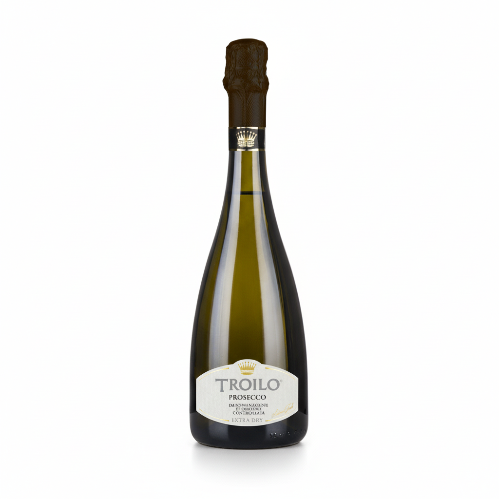 Prosecco DOC Extra Dry Troilo – 75 cl | Metodo Charmat | Uve Raccolte a Mano