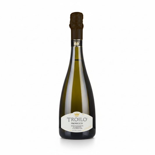 Prosecco DOC Extra Dry Troilo – 75 cl | Metodo Charmat | Uve Raccolte a Mano