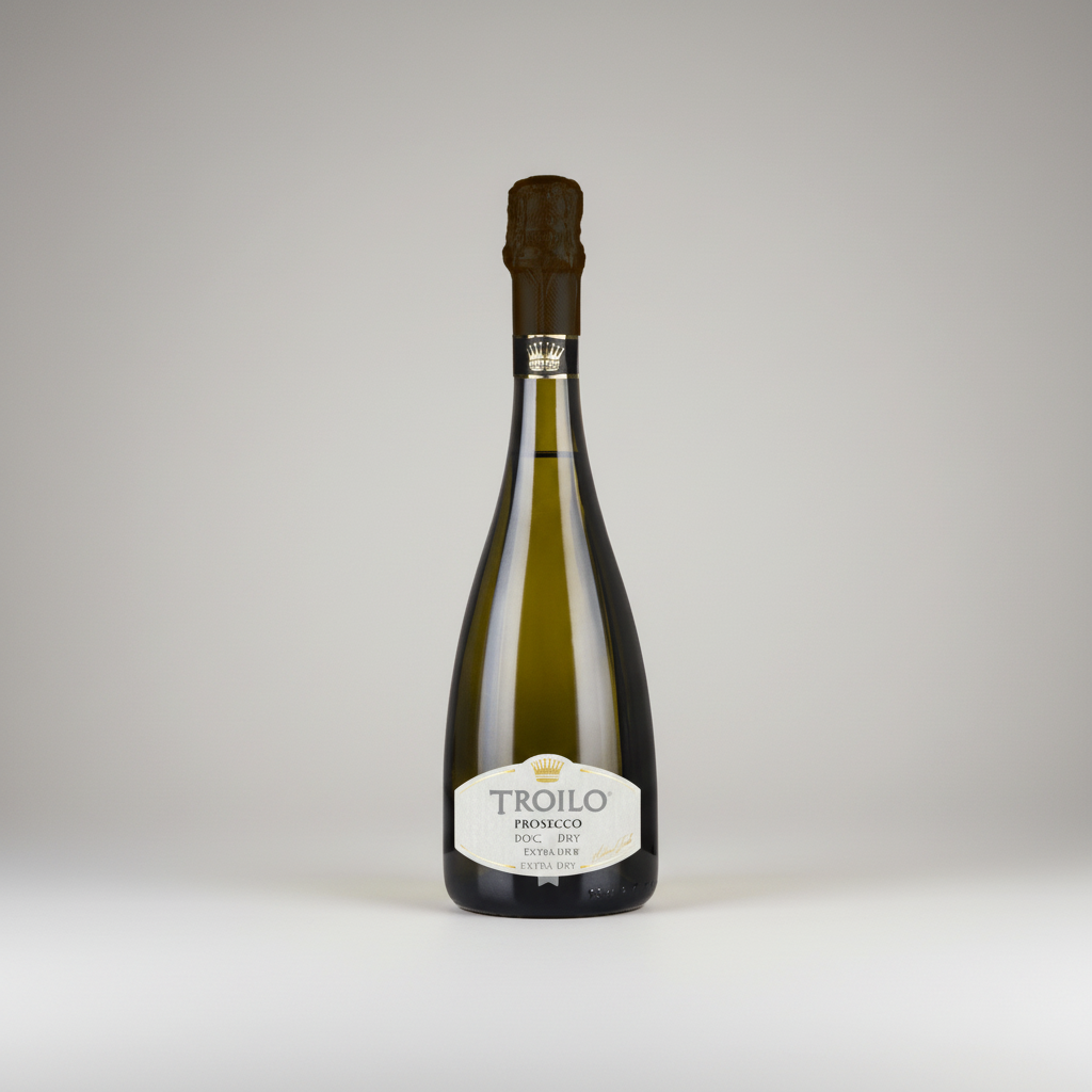 Prosecco DOC Extra Dry Troilo – 75 cl | Metodo Charmat | Uve Raccolte a Mano