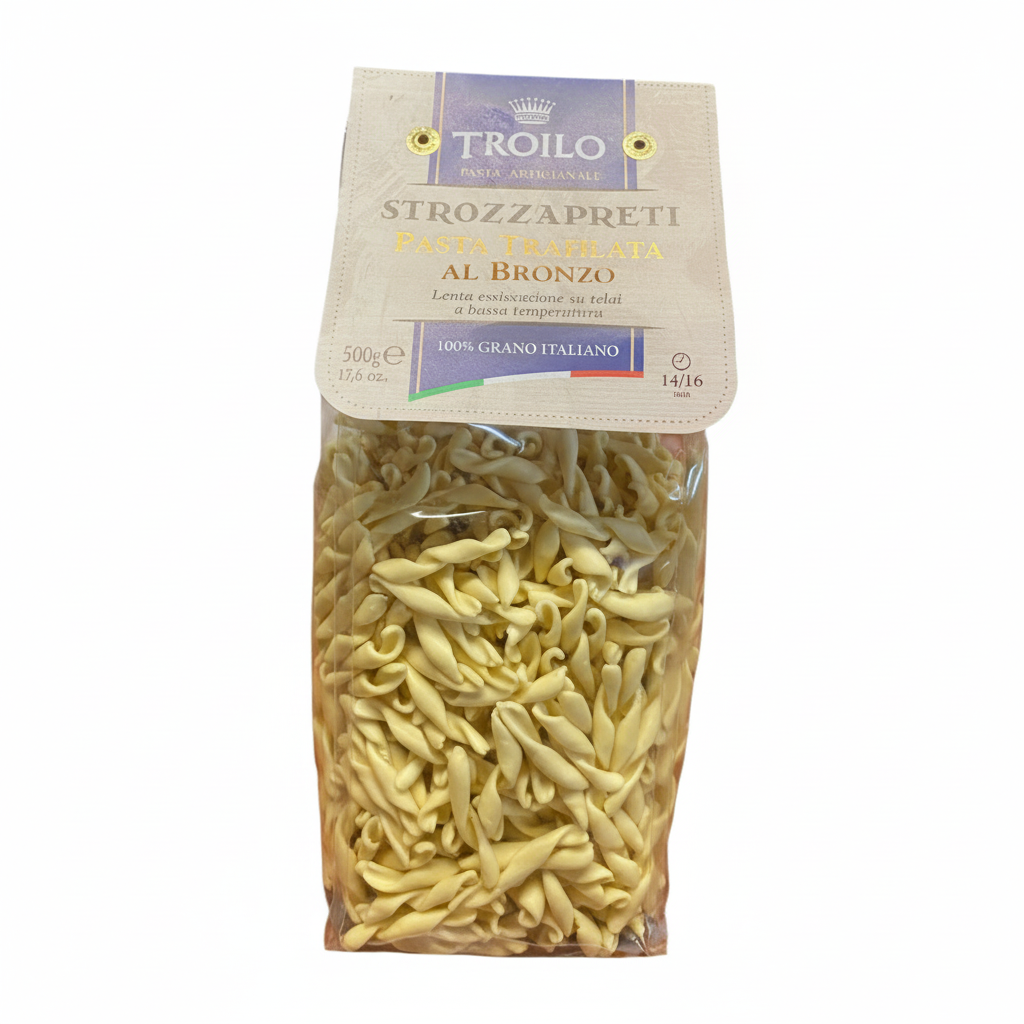 Strozzapreti Artigianali Trafilati al Bronzo Troilo – 500g | Pasta di Altamura