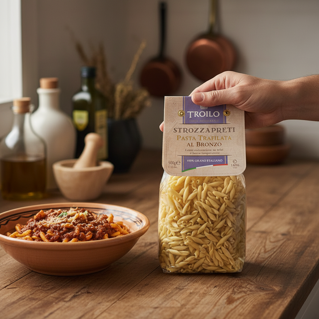 Strozzapreti Artigianali Trafilati al Bronzo Troilo – 500g | Pasta di Altamura
