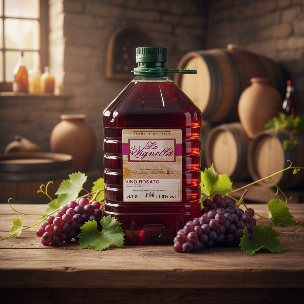 Vino Rosato La Vignella – Formato Famiglia PET 5 Litri