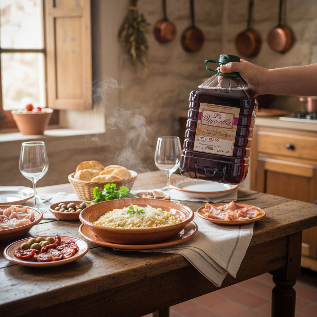 Vino Rosato La Vignella – Formato Famiglia PET 5 Litri